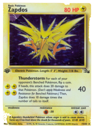 Zapdos — Fossil 15/62