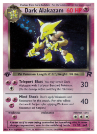 Dark Alakazam — Team Rocket 1/82