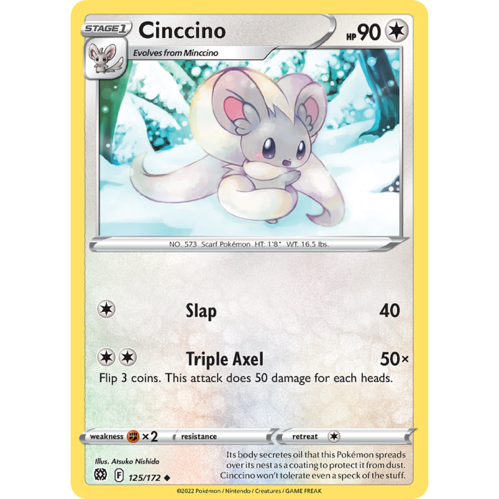 Cinccino — Brilliant Stars 125/172